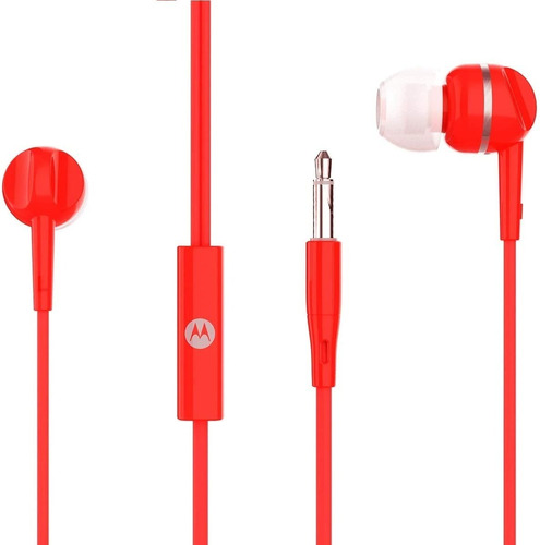 Auricular Motorola Earbuds 105 Colores Inear Lightweight Mic