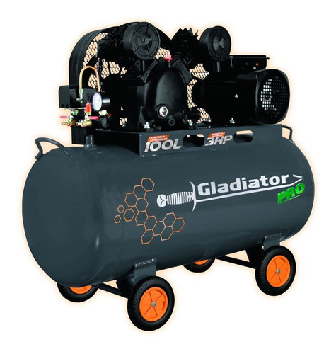 Compresores Gladiator Pro 200lts 4hp Ce820 360l/min -ynter