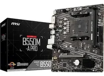 Comprar Tarjeta Madre Msi Micro Atx B550m-a Pro Am4 B550 Para Ryzen