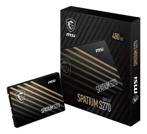 Disco Duro Solido Ssd 480gb Msi Spatium S270 2.5 Sata Nuevo