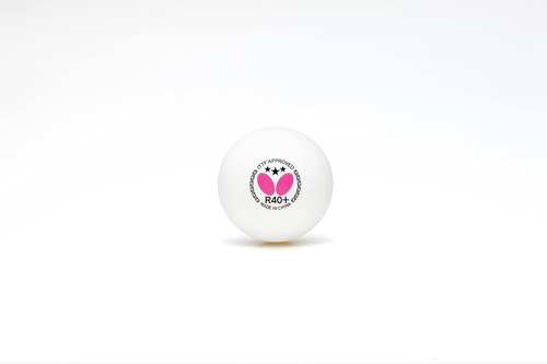 Pelotas De Tenis De Mesa Butterfly R40+, 40 Mm, Blancas, Aa