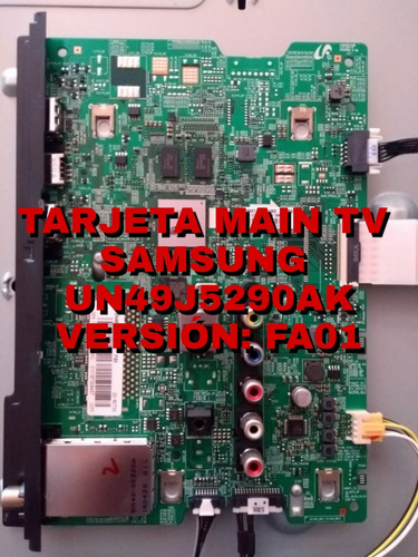 Tarjeta Main Tv Samsung Un49j5290ak Versión Fa01