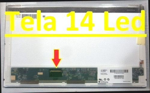 Tela Led 14.0 - Notebook Toshiba Satellite L845d Sp4276m