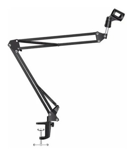 Imagen 1 de 4 de Brazo Soporte De Micrófono Ajustable Atril Metalico Mesa