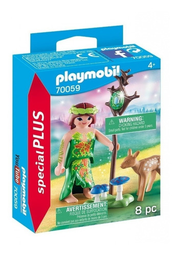 Playmobil 70059 Hada Con Ciervo -pido Gancho-