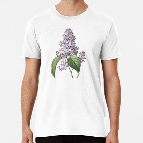 Remera Flor Lila Púrpura, Naturaleza Floral Del Jardín Algod