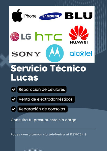 Servicio Tecnico .celulares. Venta De Baterías Originales 