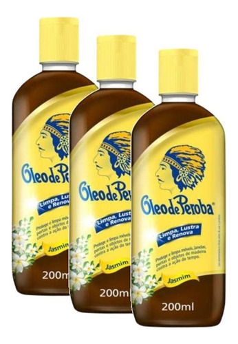 Óleo De Peroba Jasmim 200ml - Conserva E Lustra Móveis