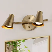 Comprar Accesorios De Baño Durent Gold Sobre Espejo, 2 Tocadores Con