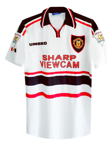 Camiseta Manchester United Umbro 1996/97 #7 Beckham - Adulto