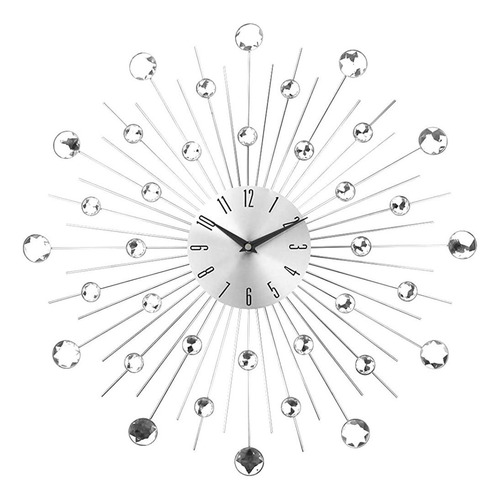 Moderno Reloj De Pared De Cristal 3d - Reloj De Pared De Met