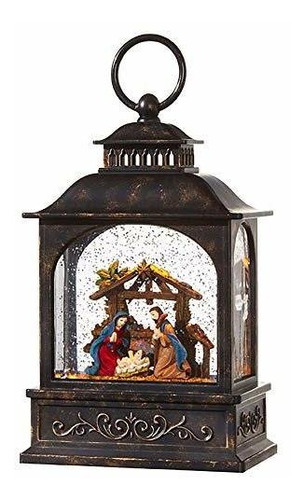 Raz Importa Nativity Scene Lighted Water Lantern 8 76sht