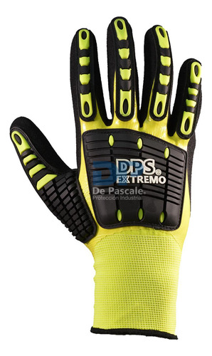 Guante Tejido Doble Baño Nitrilo Ref Tpr Antishock
