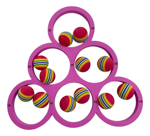 Juego De Lanzamiento De Piscina, Juego De Piscina, Rosa Roja
