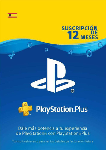 Psn Plus Playstation Plus 12 Meses ( Código ) Región España