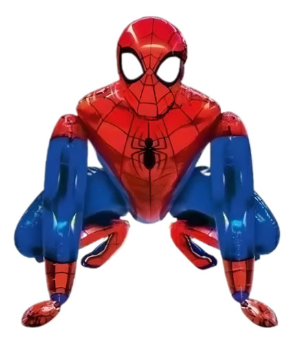 Globo Spiderman Hombre Araña 3d Metalizado  60cm X1