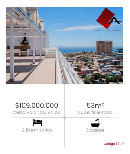 Hermoso Departamento Con Vista Hacia La Bahía De Valparaíso