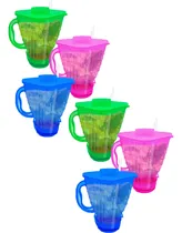 Comprar 20pz Vaso Licuachela Micheladas Bebidas Fiesta 750ml Popote