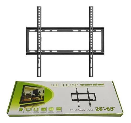 Soporte Fijo Base Tv 26 A 63 Pulgadas Led Pdp 50 Kg Negro