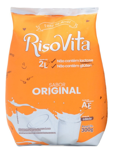 Leite De Arroz Em Pó Original Risovita Caixa 10 Unidades