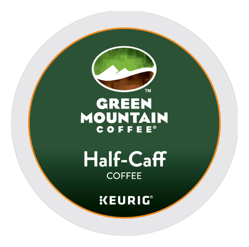 Green Mountain Coffee Roasters K-cup, Media Cafeina, 12 Unid
