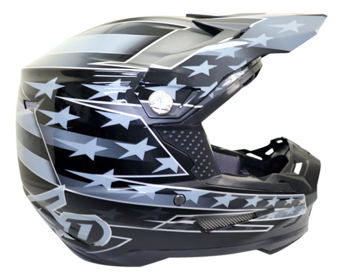 Capacete 6d  Atr2 Motocross Trilha Enduro Offroad Patriot 