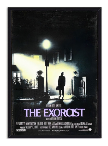 Cuadro Decorativo Afiche Película El Exorcista 
