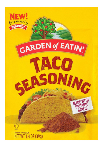 Garden Of Eatin' - Condimento Para Tacos, Paquete De 1.4 Oz 