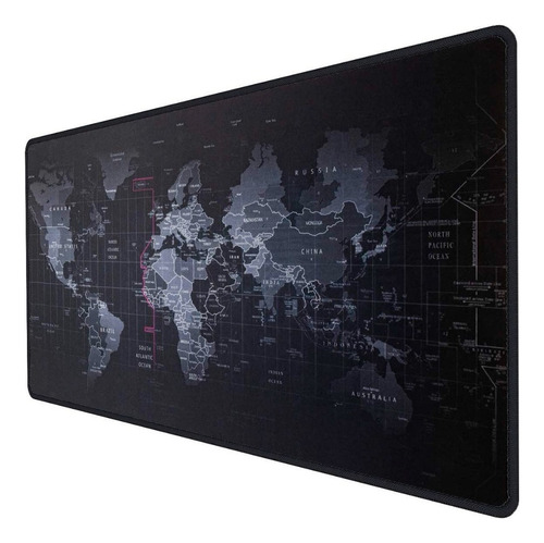 Mouse Pad Gamer Xxl Antideslizante Diseño Mapa Mundi Chilebo