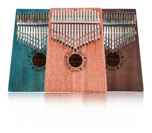 Ammoon 17- Chave Polegar Piano Kalimba Mbira Sanza.