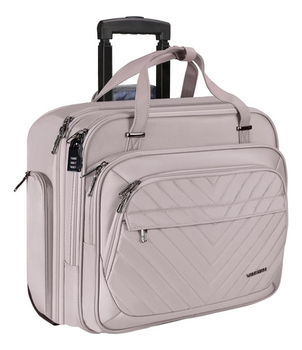 Vankean Rolling Laptop Bag Women With Wheels, Maletn De 15.6