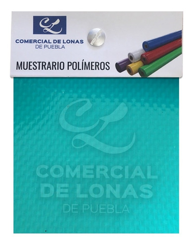 Rollo De Pvc Polimeros 18 Onzas Pool Blue Liso - 48.5m X 1.52m