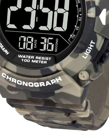 Relógio Dig Camuflado X-games Orient Original Xmppd488 Pxpe