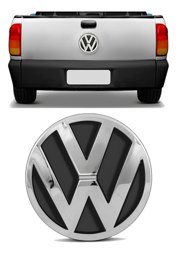 Emblema Tampa Traseira Saveiro G3 97 2002 2003 2005 Cromado