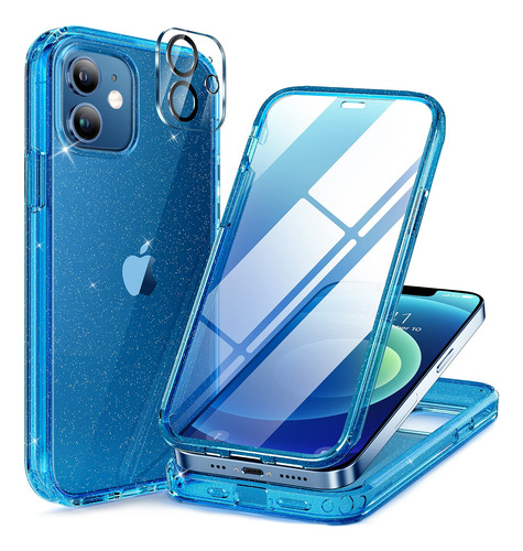 Miracase Glass Series Para  Phone 12/12 Pro - Funda Protect