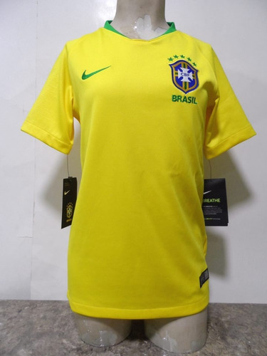 Camiseta Selección Brasil 2018-2019 Niño Nike Nueva Original