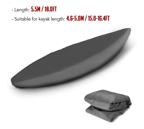 Imagen 5 de 6 de Funda Profesional Universal Para Kayak, Canoa, Barco, Imperm