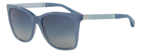 Emporio Armani Ea4075f - L Gafas De Sol Opal Azure Blue 57mm