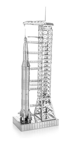Nasa - Rompecabezas 3d Metal Model - Cohete Saturno V Apollo