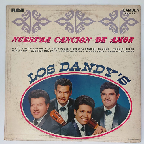 Los Dandys - Nuestra Cancion De Amor     Lp