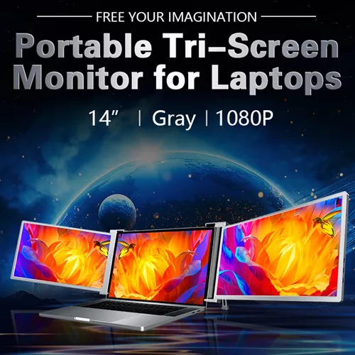 Pantalla portátil triple USB pantalla portátil triple IPS 13,3 pulgadas pantalla  portátil extendida - China Pantalla de portátil y monitor portátil triple  USB precio