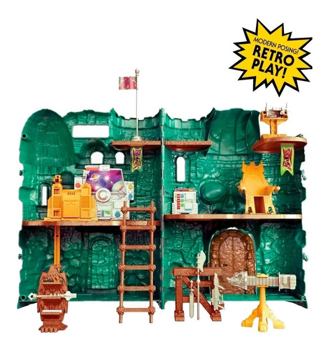 Castelo De Grayskull 68 Cm + Feiticeira Masters Of Universe