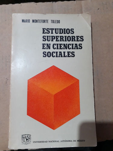 Estudios Superiores En Ciencias Sociales , Año 1982