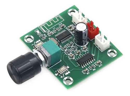 Placa Amplificador Bluetooth 5.0 Estéreo 10w Control Volumen