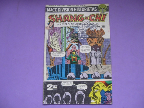 Revista Shang - Chi° 38, 1975, Macc Division Historieta