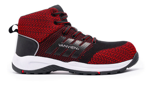Imagen 3 de 8 de Tenis Bota Con Casquillo Isik Fire Van Vien Vvfe-0009