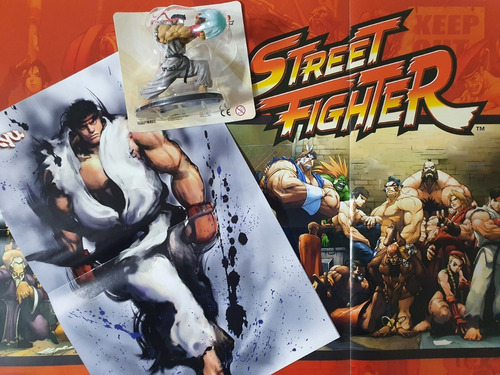 2 Figuras Street Fighter Ryu M. Bison Fasciculo 1 Y 3 #1 #3