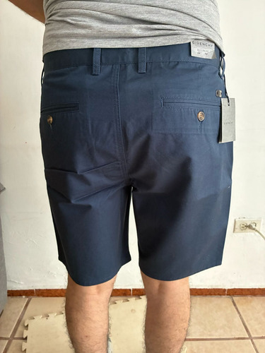 Bermuda Azul Marino Givenchy Tallas 32, 33 Y 38mx Mod.smbgd
