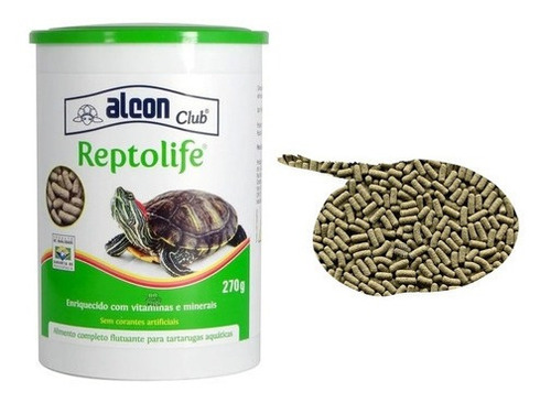 Ração Alcon Reptolife 270g - Ração P/ Tartarugas