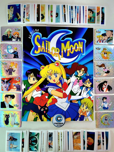 Álbum Sailor Moon Completo Para Pegar + 4 Póster 